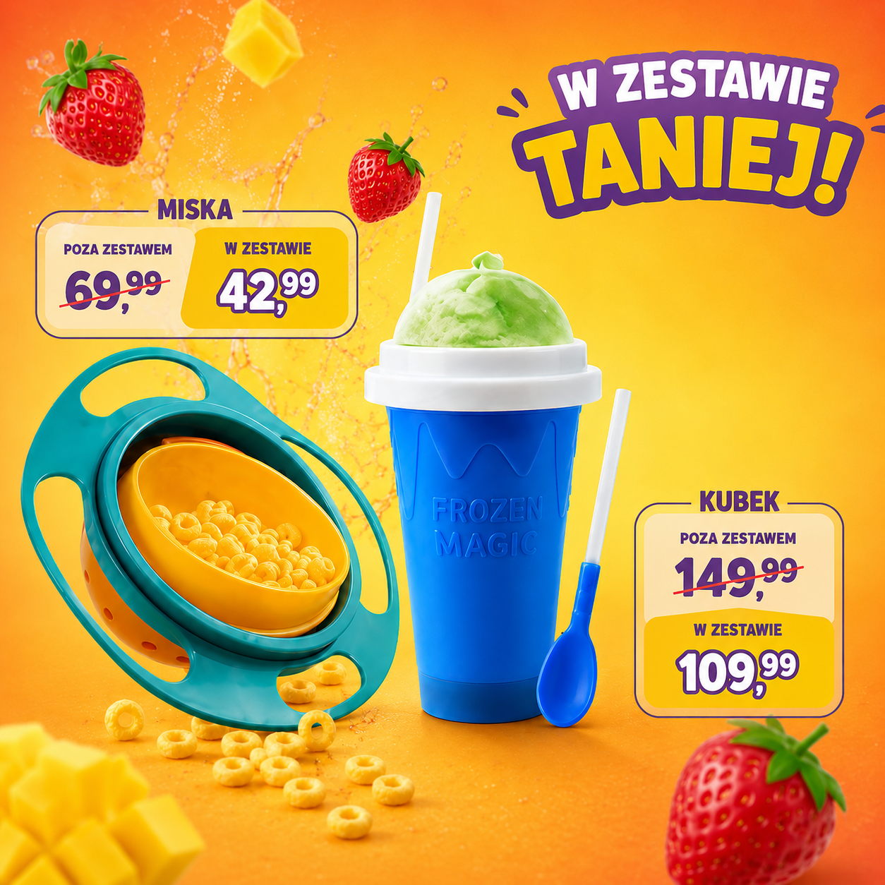 ZESTAW WIDZA KUBA67 | Super Kubek + Super Miska