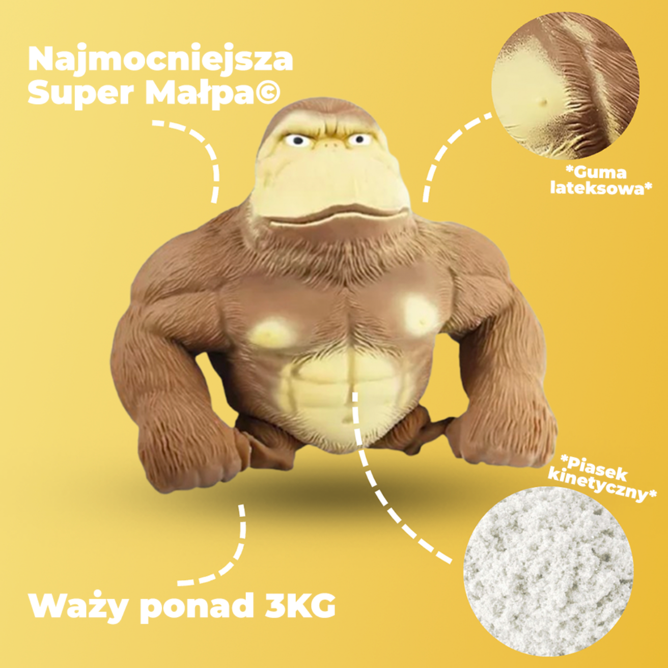 Super Małpa© - NIEZNISZCZALNA ZABAWKA