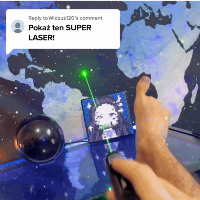 NOWOŚĆ ™SUPER LASER - SUPER MOCNY WSKAŹNIK LASEROWY