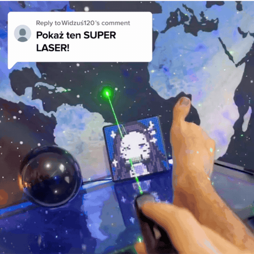 NOWOŚĆ ™SUPER LASER - SUPER MOCNY WSKAŹNIK LASEROWY